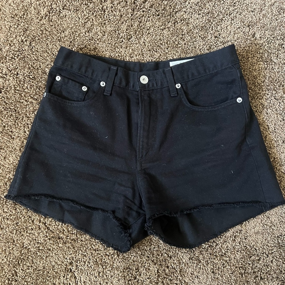 Rag and Bone Justine Denim Short in Black